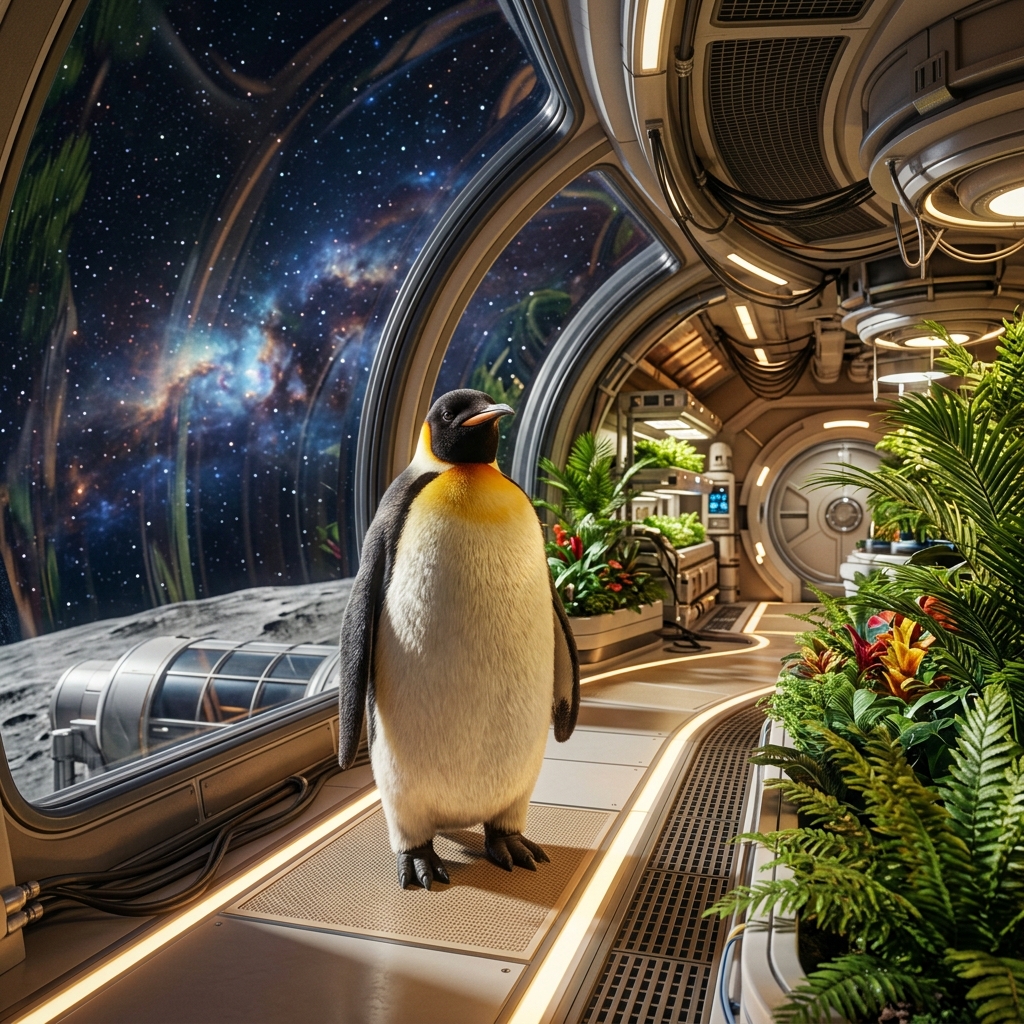 Earth Emperor Penguin